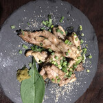 日本酒Dining 根岸 川木屋 - セセリの網焼き