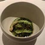 La Cime - 足赤海老 サラダ菜