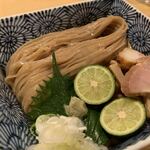 饗 くろ喜 - 新麦ざる中華　湘南小麦3種ブレンド（1,200円）2019.9