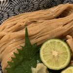 饗 くろ喜 - 新麦ざる中華　湘南小麦3種ブレンド（1,200円）2019.9