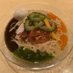饗 くろ喜 - 冷やしカレーそば（1,300円）※限定麺　2019.9