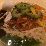 饗 くろ喜 - 冷やしカレーそば（1,300円）※限定麺　2019.9