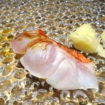北新地 すし通 - 金目鯛炙り