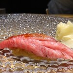 北新地 すし通 - この日一番のトロ