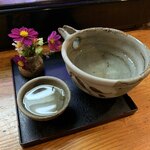 Izakaya Daihachiguruma - 日本酒（唐津焼酒器・花瓶）2019.11