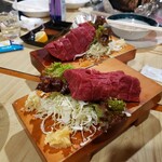 焼肉 はせ川 - シャトーブリアン馬刺し2019.12.08