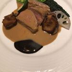 マッシュルーム - イタリア産仔牛フィレ肉のポワレ 和栗ソース