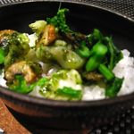 レストラン バカール - ツブ貝とブルゴーニュバターの炊きあげご飯