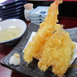 深川つり舟 - セットの天ぷら
