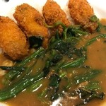 ＣｏＣｏ壱番屋 - カキフライカレープラスほうれん草