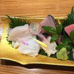 George - しめ鯖、ハタ、鰆、ホッキ、ホタテ、皮剥肝巻