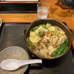 Hitoyoshi Udon - もつ鍋うどん920円