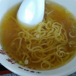 博龍 - ミニラーメンは、超ミニ。　1/2　いや、1/3玉か？