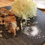 kitchen俊貴 - 岩塩と。写り綺麗じゃなくてごめんなさい