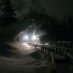 そば処 楽一 - あそこに店があるみたいです。