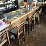 けいちゃん - 勿論、カウンターで。