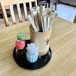 彩葉茶屋 - 卓上。