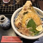 うどん うばら - 彩り天ぶっかけ大盛