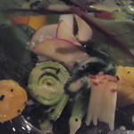 六雁 - 朝摘み野菜と季節野菜の煮こごり