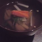 六雁 - 炙り鴨と春野菜のお椀