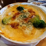 和田珈琲店 季楽 - えびとブロッコリーのカニトマトクリームドリア