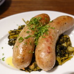 コルマータ - 自家製サルシッチャのロースト＆青菜のソテー