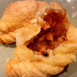 中国菜 秀 - （2019年11月下旬）
      ミートパイの中身(๑‵ᴗ′๑) 
      トロトロのチャーシューが美味しかった♪
