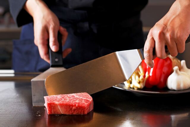 Teppanyaki Hiyori restaurant in Fukuoka, Japan