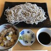 酒彩蕎麦 初代 - 料理写真:板そばと牡蠣と銀杏の炊込みご飯