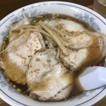 丸福中華そば - チャーシューワンタン麺