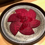 はっこく - 2019.11.  ビーツのジュレぽん酢かけ