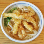 与喜饂飩 - いか天うどん