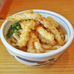 与喜饂飩 - いか天うどん
