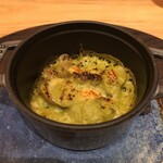 communico - 菊芋と大和ネギ、白子のグラタン