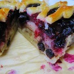 バックハウス・イリエ   - ブルーベリーの下にリンゴのシロップ漬けが入ってました