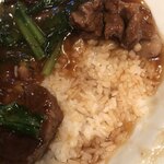 リトル泰興楼 - ご飯大盛り。餡掛け熱々で時間は無いのに猫舌は急いで食べれない！(//∇//)