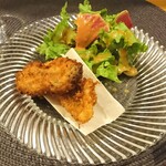 四季ごはん 晴れ間。 - ウマヅラハギのフライ、牡蠣フライ