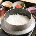鍋煮白米飯套餐