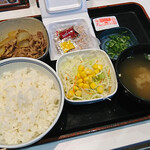 吉野家 - 納豆牛小鉢定食￥368(税抜)