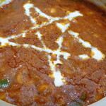 インド料理屋 ラージカレー - 平日の「ランチセット」（880円）のダルカレー（激辛）