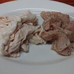 酒童 - ホルモン白とミノ¥800