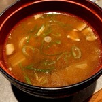 暖家 - ランチの豚汁