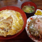 越前蕎麦 見吉屋 - 玉子上かつ丼セット　￥1,260