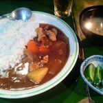 田楽山 - 薬膳カレー定食(クルクミン、大豆サポニン)¥1,000