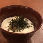 Momofuku - とろろと鶉の卵