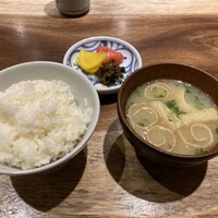 飯家くーた 銀座七丁目店 - ごはんとみそ汁
