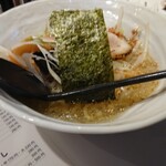 MENZO - 家内の、あっさり純水塩ラーメン 700円税込です