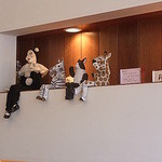 TRATTORIA PACE - 店内　可愛い人形たち