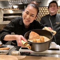 銀座 大石 - バーミキュラで炊いた松葉蟹のご飯 蟹味噌入りカニクリームコロッケ