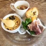 レストラン 山猫軒 - ランチ：前菜。